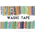 washi tape, printed gold foil washy tape wholesale, decoration washy tape for handmade DIY, assorted design washi tape